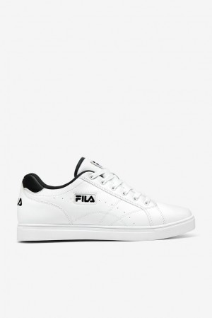 Zapatos Tenis Fila West Naples Tennis Shoes Hombre Blancas Negras Blancas | 639014LQV