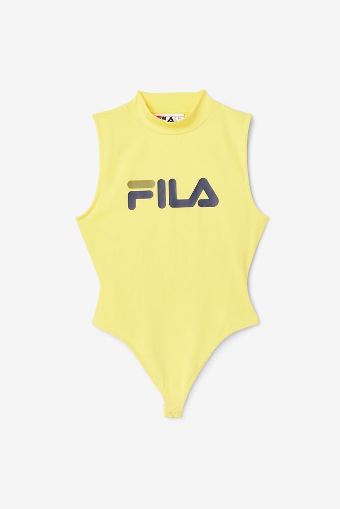 Body Fila Donata Bodysuit Mujer 706 Goldfinch / Peacoat / Urban Chic | 807319VOG