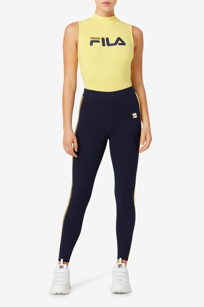 Body Fila Donata Bodysuit Mujer 706 Goldfinch / Peacoat / Urban Chic | 603879NVJ