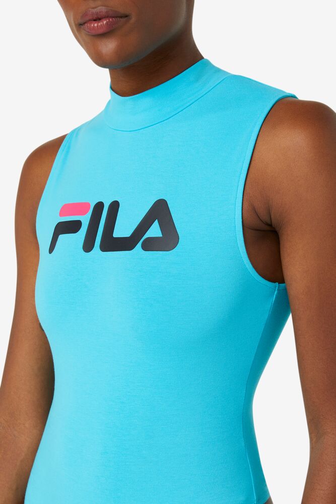 Body Fila Donata Bodysuit Mujer Azules Negras Rosas | 891206DUP