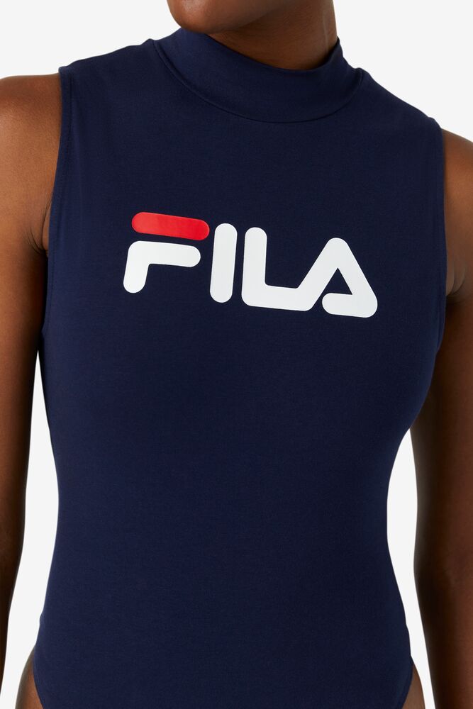 Body Fila Donata Bodysuit Mujer Blancas Rojas | 927460HYQ