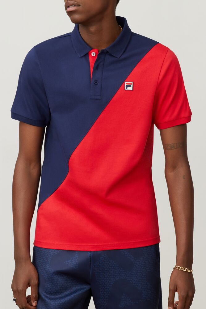 Camisa Polo Fila Anton Polo Hombre Peac/Cred | 817563QPI