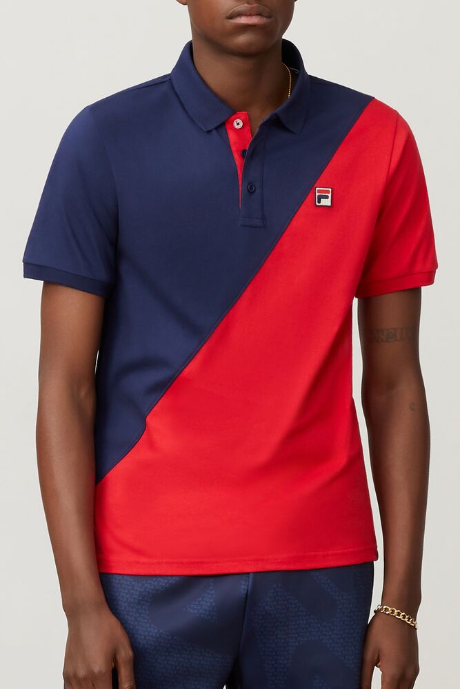 Camisa Polo Fila Anton Polo Hombre Peac/Cred | 817563QPI