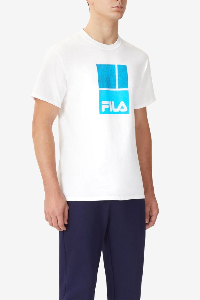 Camisa Polo Fila Aussie Tee Hombre Blancas | 057914PRT