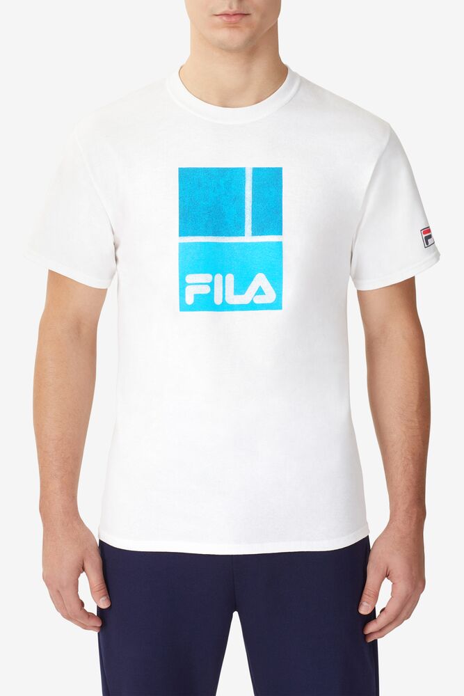 Camisa Polo Fila Aussie Tee Hombre Blancas | 057914PRT