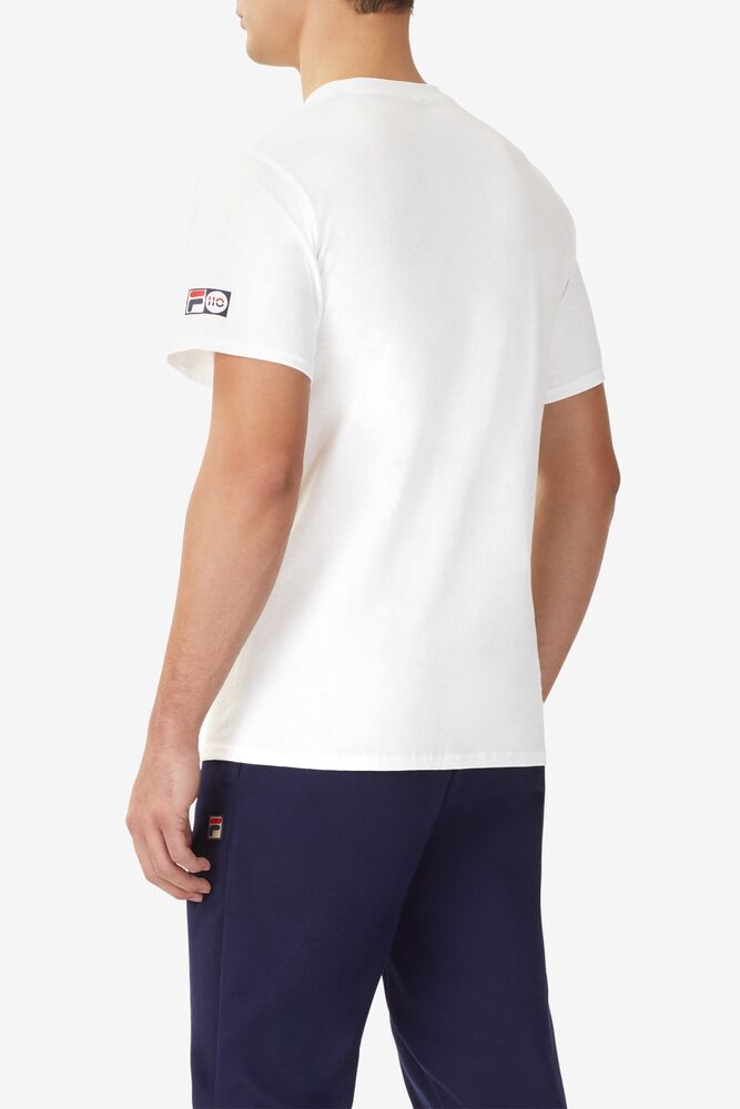 Camisa Polo Fila Aussie Tee Hombre Blancas | 057914PRT