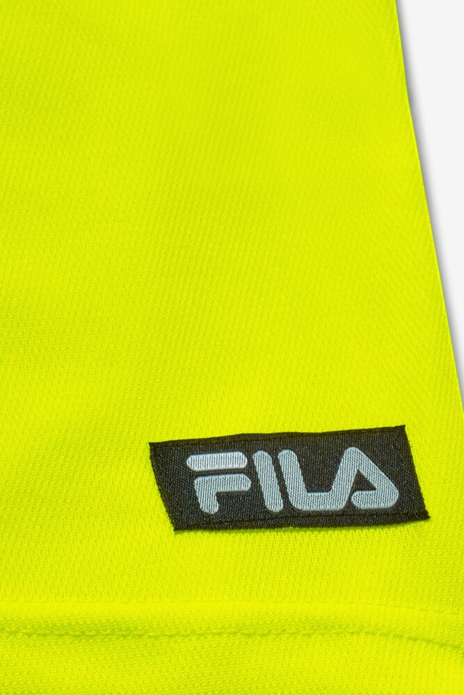 Camisas Fila High Visibility Short Sleeve Work Shirt Unisex Amarillo | 356897QRP