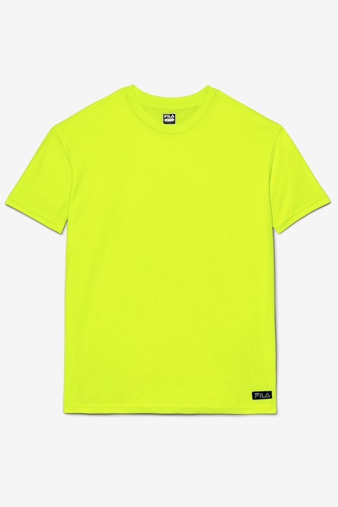 Camisas Fila High Visibility Short Sleeve Work Shirt Unisex Amarillo | 356897QRP