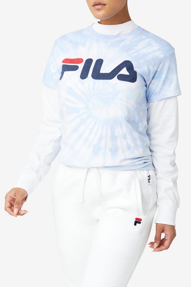 Camisas Fila Tie Dye Logo Tee Unisex 099 Tie Dye | 124068ARE