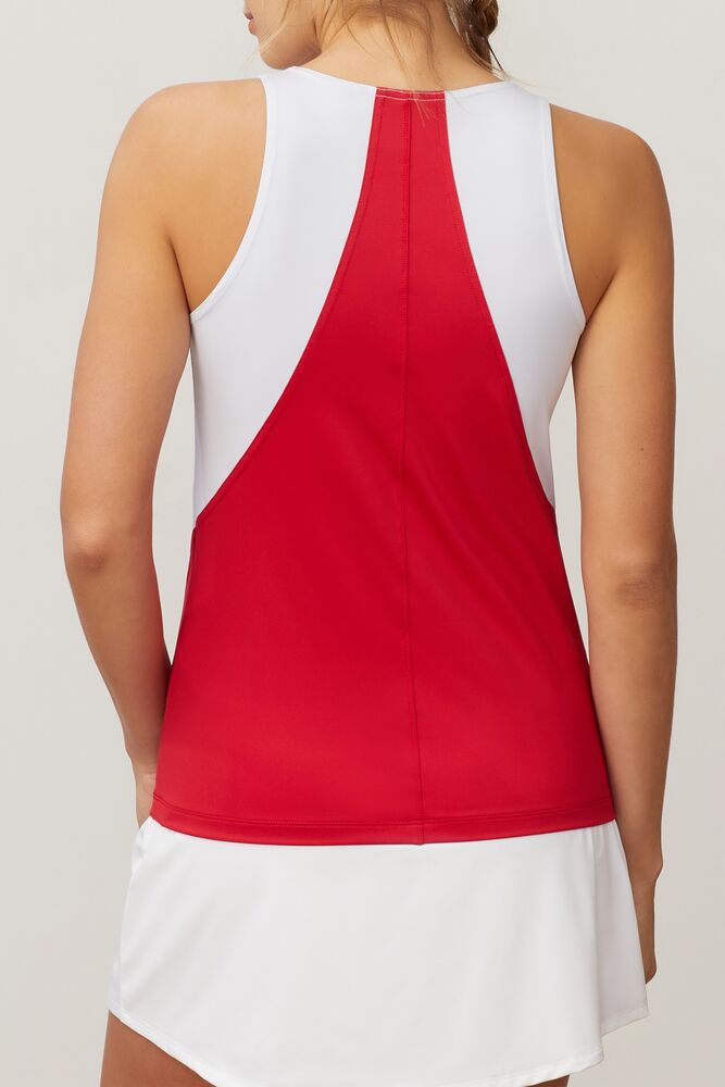 Camiseta Tirantes Fila 30 Love Full Coverage Tank Mujer Cycl/Crim/Wht | 970861PZX