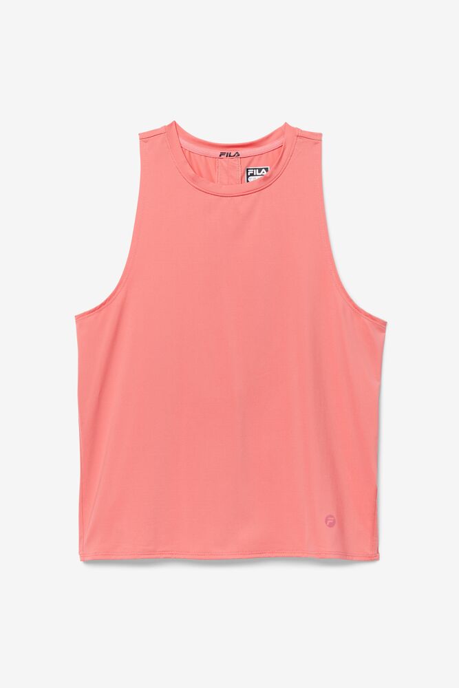 Camiseta Tirantes Fila Bring The Energy Tank Mujer Rosas | 904678QSF