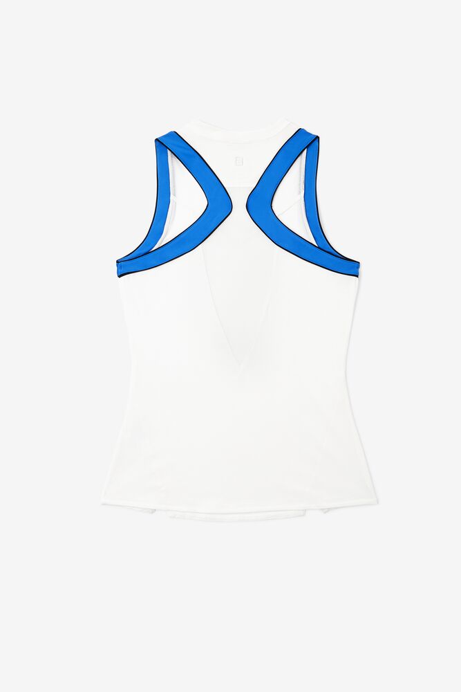 Camiseta Tirantes Fila Celestial Point Racerback Tank Mujer Blancas Azules Turquesa | 529307FBV