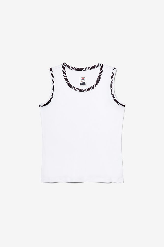 Camiseta Tirantes Fila Core Fullback Tank Unisex Blancas | 470893AFN