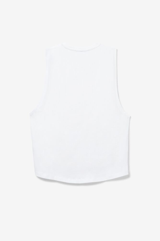 Camiseta Tirantes Fila Diella Tank Mujer Blancas | 831746BWC