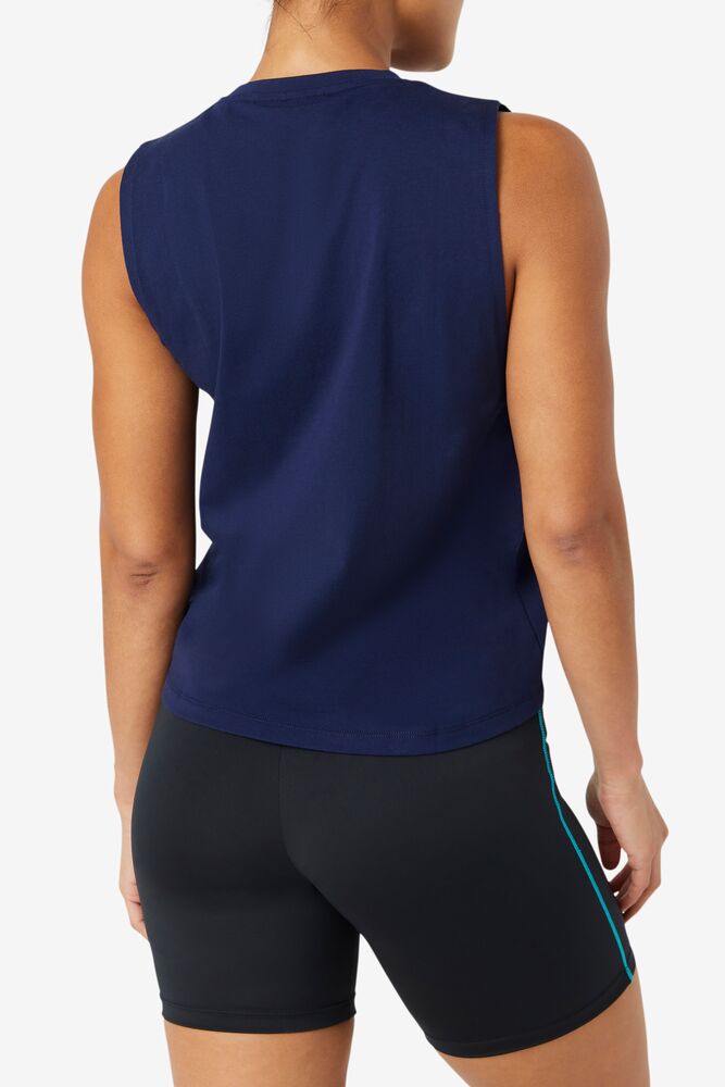 Camiseta Tirantes Fila Diella Tank Mujer 410 Peacoat | 941782VGS