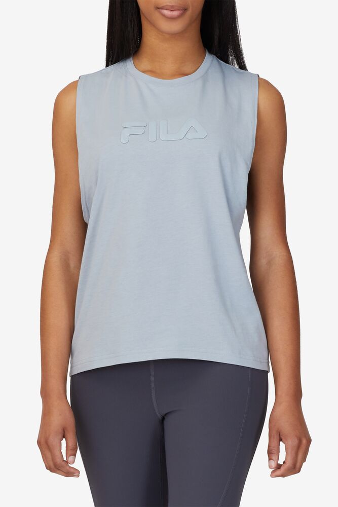 Camiseta Tirantes Fila Diella Tank Mujer Azules | 436805SWF