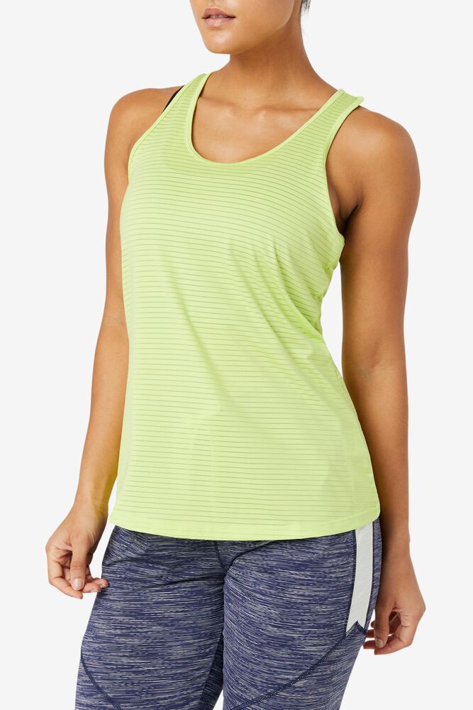 Camiseta Tirantes Fila Essentials Racerback Tank Mujer 540 Wildlime | 813079GXN