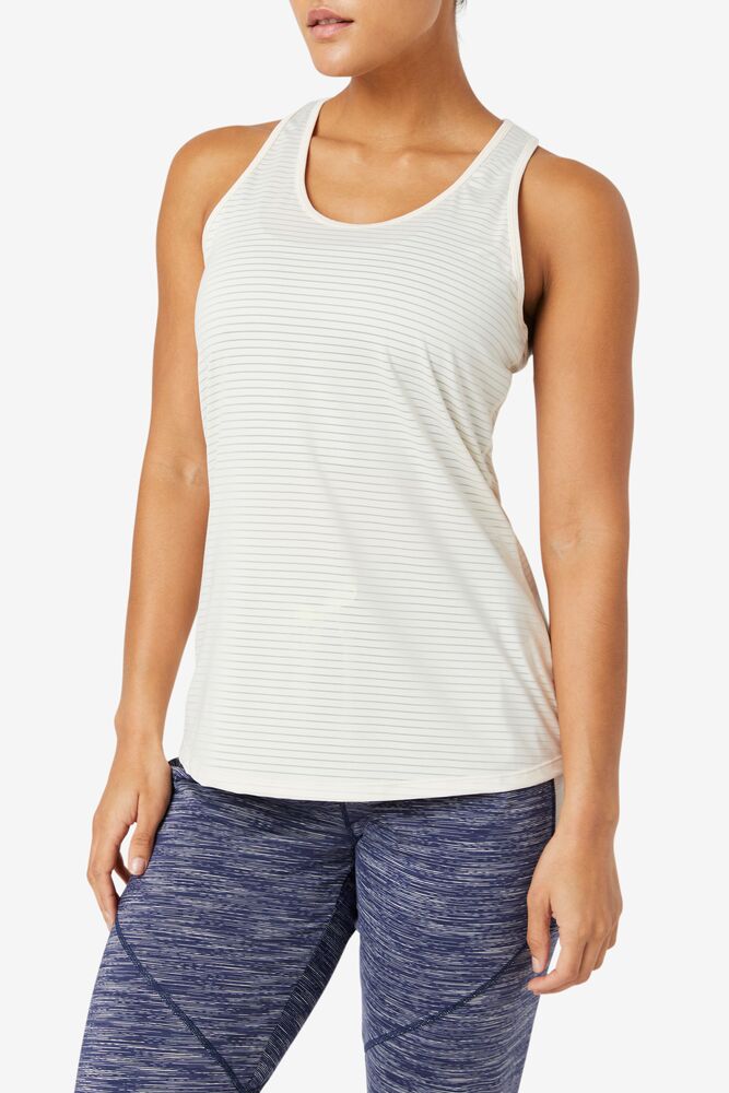 Camiseta Tirantes Fila Essentials Racerback Tank Mujer Blancas | 594132MKX