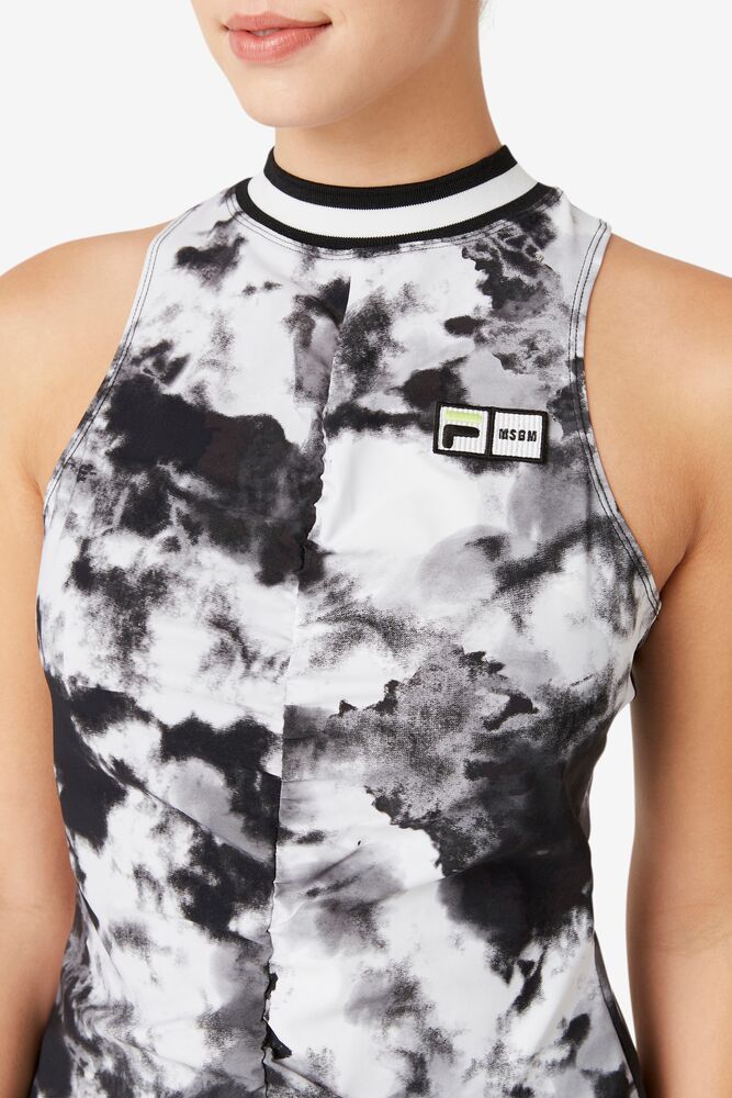 Camiseta Tirantes Fila Msgm X Fila Raceback Tank Mujer Negras | 835094VPR