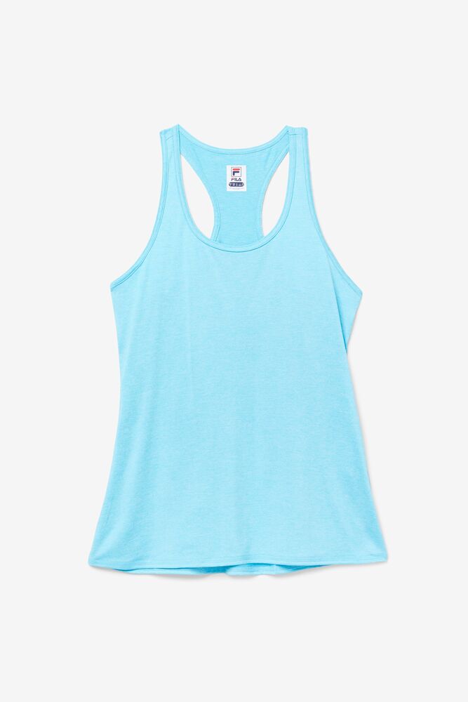 Camiseta Tirantes Fila Pickleball Racerback Tank Mujer 480 Bluefish Heather | 752469OWB