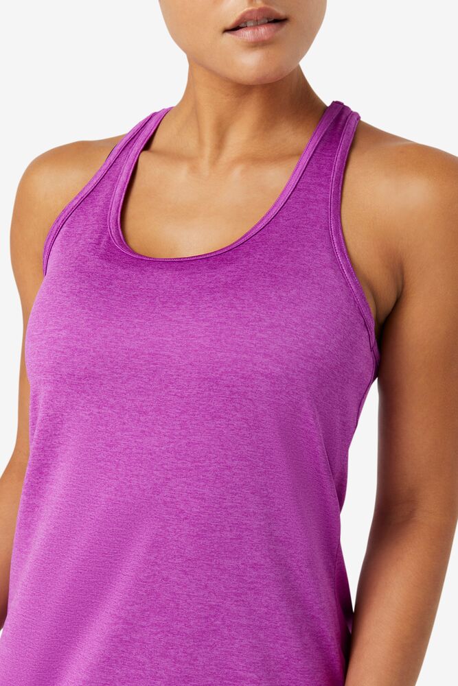 Camiseta Tirantes Fila Pickleball Racerback Tank Mujer Moradas | 067283NUY