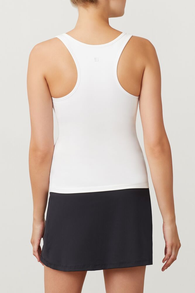 Camiseta Tirantes Fila Racerback Tank Mujer Blancas | 374628GRB