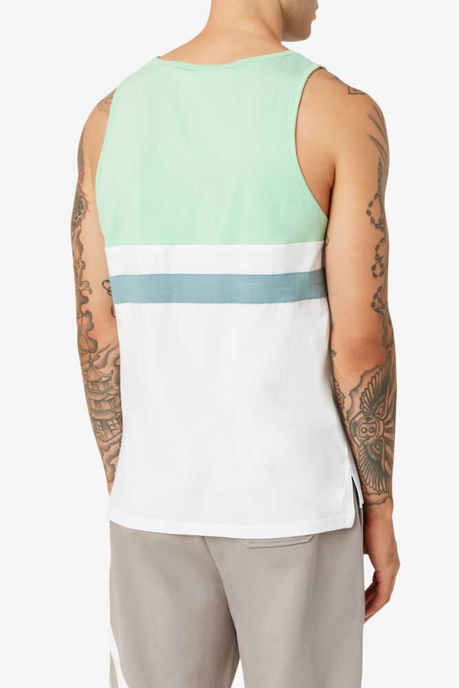 Camiseta Tirantes Fila Stoke Tank Hombre 386 Hemlock | 956214FAX