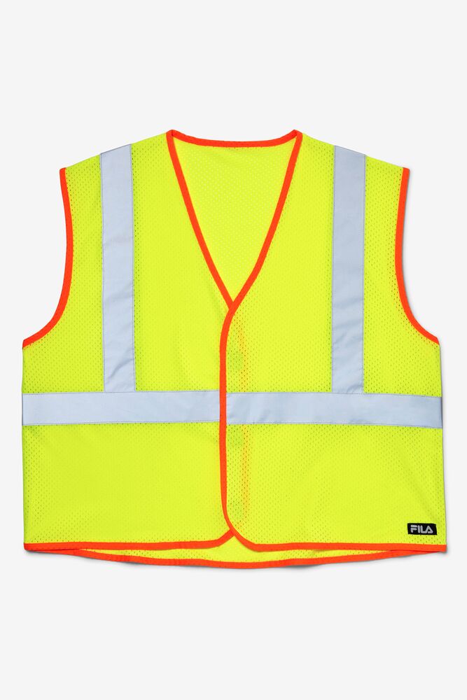 Chaleco Fila High Visibility Work Vest Unisex Amarillo | 576429EHS