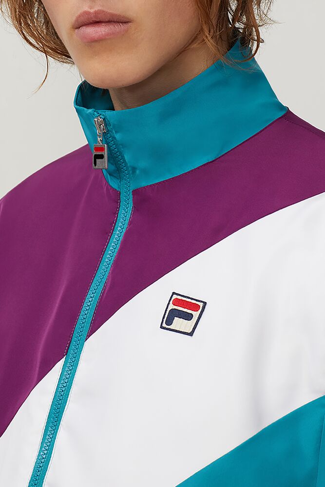 Chandals Fila Cruz Windbreaker Hombre Grpj/Bbay/Wht | 471625FRX