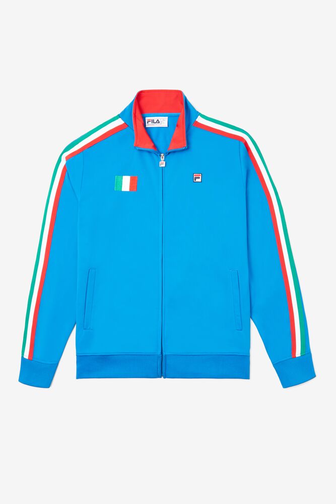 Chaqueta de Chandal Fila Italy Track Jacket Unisex Azules Rojas | 765214BXL