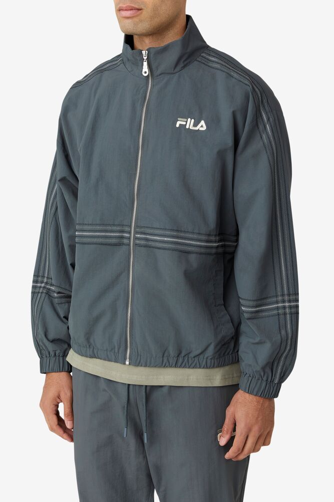 Chaquetas Fila Allen Wind Jacket Hombre 299 Urban Chic / Vetiver / Turtledove | 635902GOZ