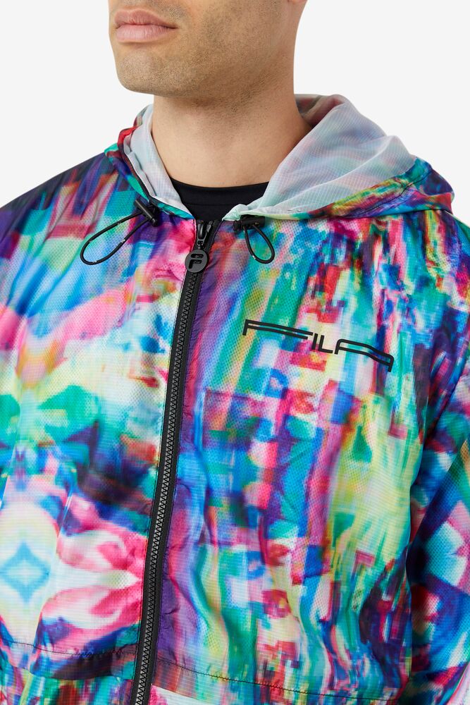 Chaquetas Fila Bug Windbreaker Hombre 361 All Over Print | 435698CGB