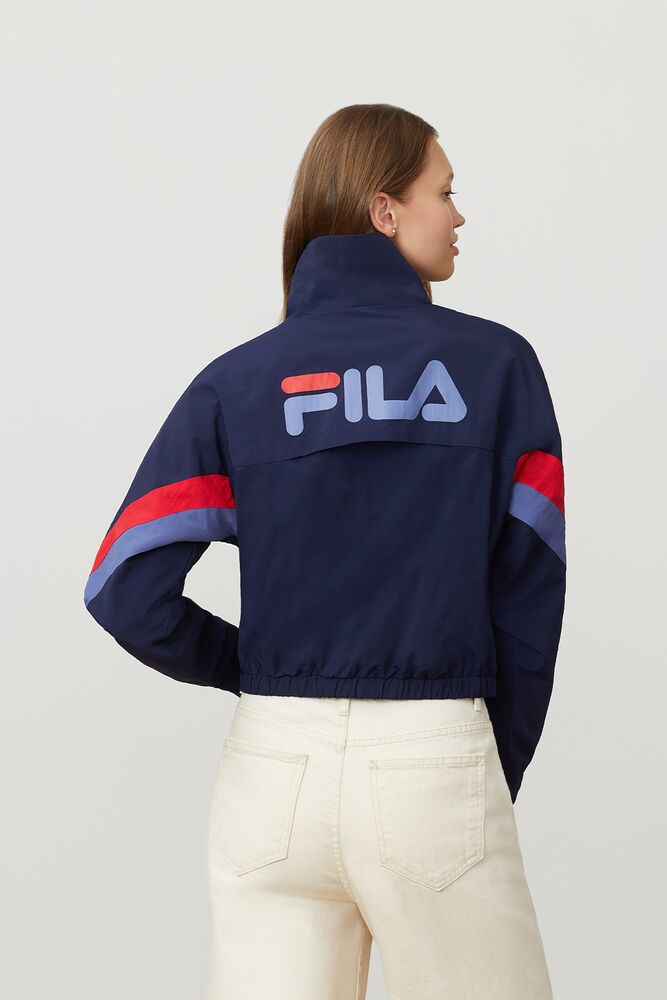 Chaquetas Fila Chiaki Wind Jacket Mujer Peac/Marl/Cred | 524831YAX