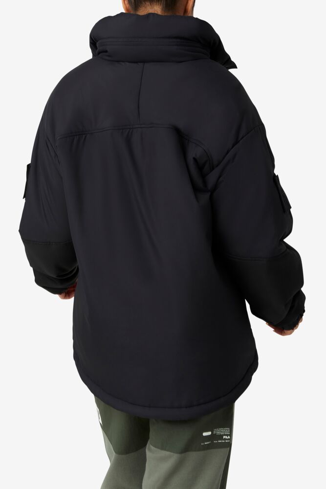 Chaquetas Fila Project 7 Padded Jacket Hombre Negras | 258371NBT