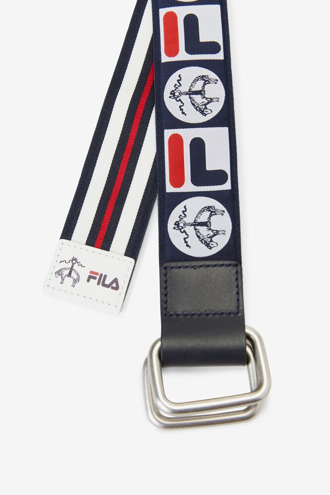 Cinturones Fila Brooks Brothers X Fila Advantage Reversible Belt Hombre Azul Marino | 251870UYK