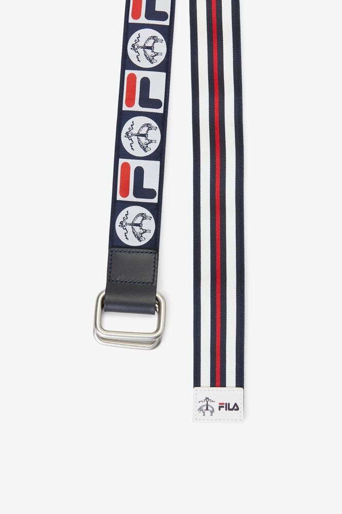 Cinturones Fila Brooks Brothers X Fila Advantage Reversible Belt Mujer Azul Marino | 739460WED