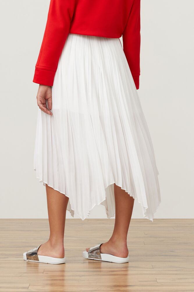 Falda Fila Fila Milano Chiffon Skirt Mujer Off-white | 391785XAL