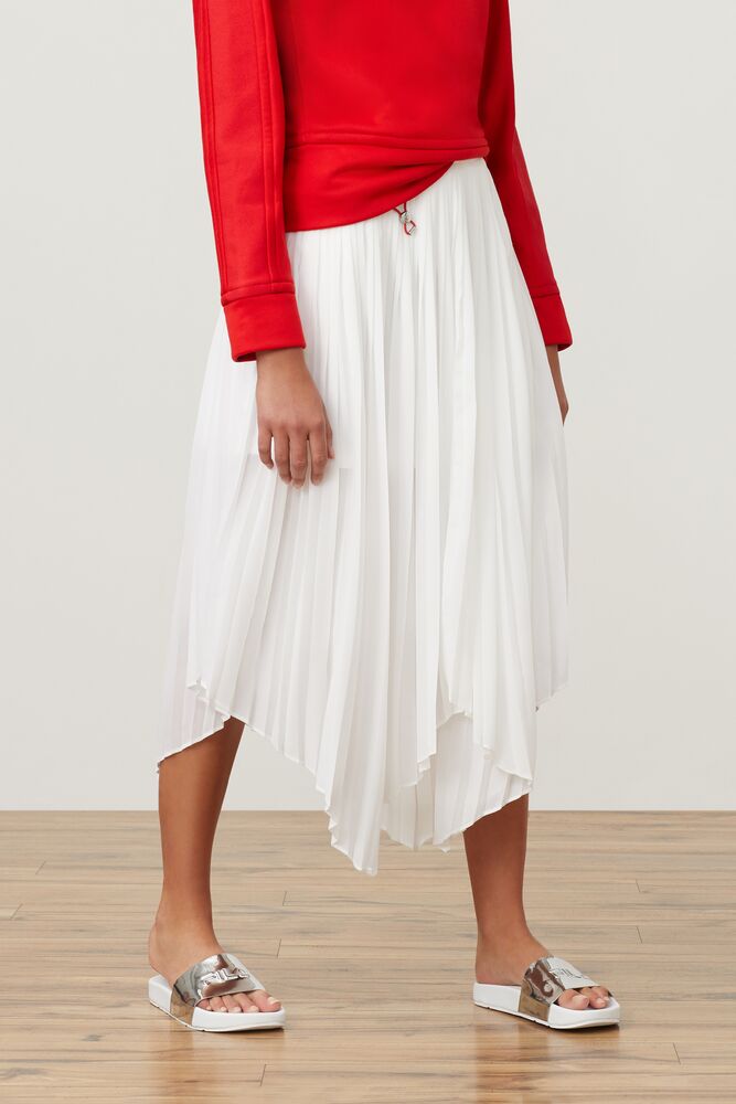 Falda Fila Fila Milano Chiffon Skirt Mujer Off-white | 391785XAL