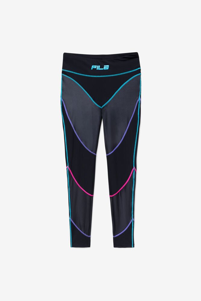 Leggins Fila Georgie High Waisted Legging Mujer Negras | 340875LSQ