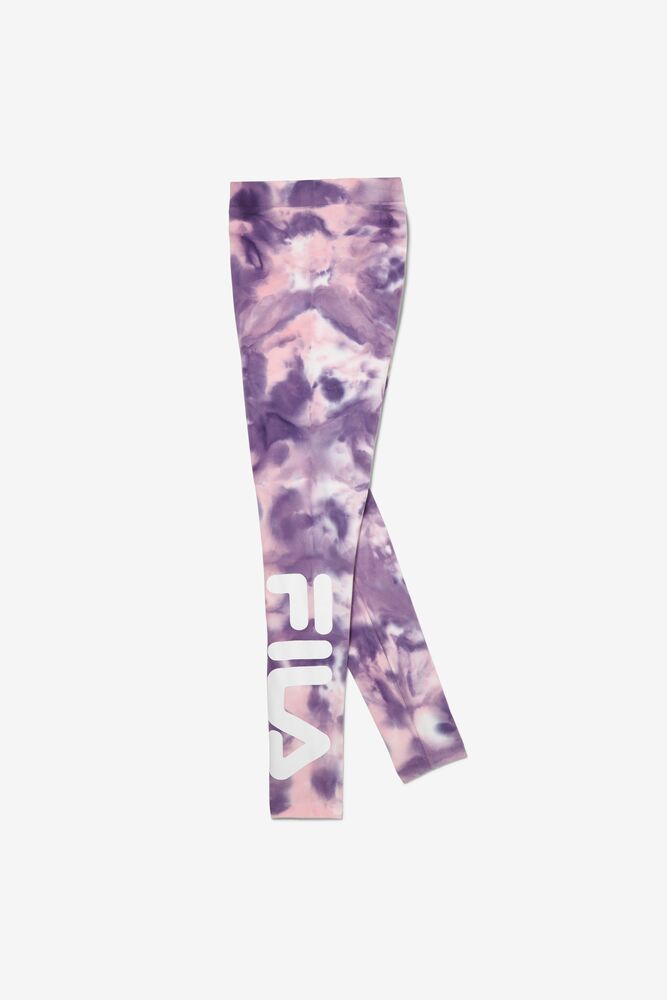 Leggins Fila Laila Tie Dye Legging Mujer Rosas | 507691VUW