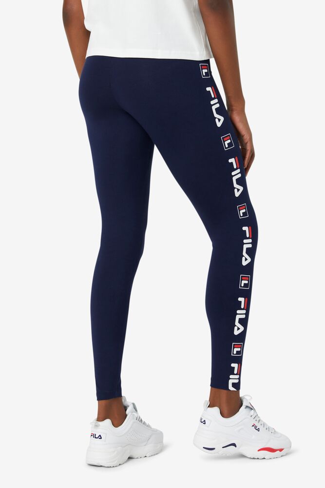 Leggins Fila Parma Legging Mujer Blancas Rojas | 894250ZTR