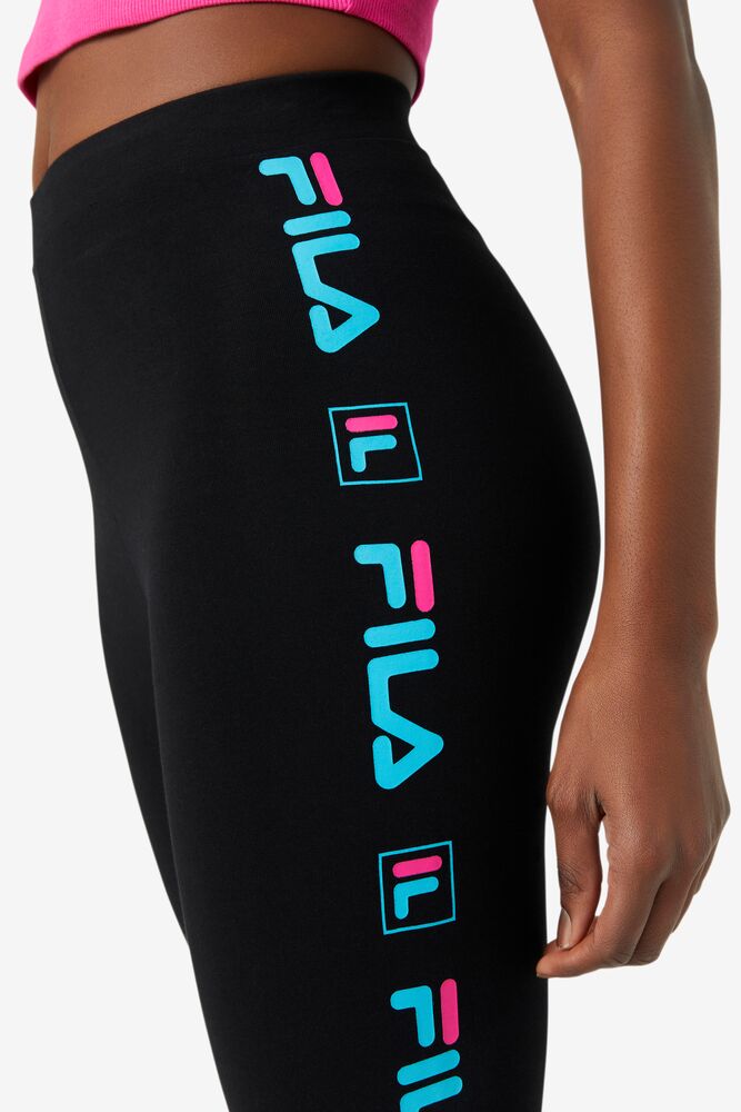 Leggins Fila Parma Legging Mujer Negras Azules Rosas | 302914GYP