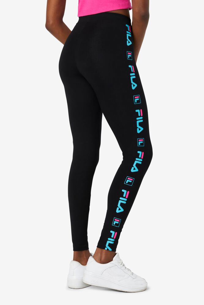 Leggins Fila Parma Legging Mujer Negras Azules Rosas | 302914GYP