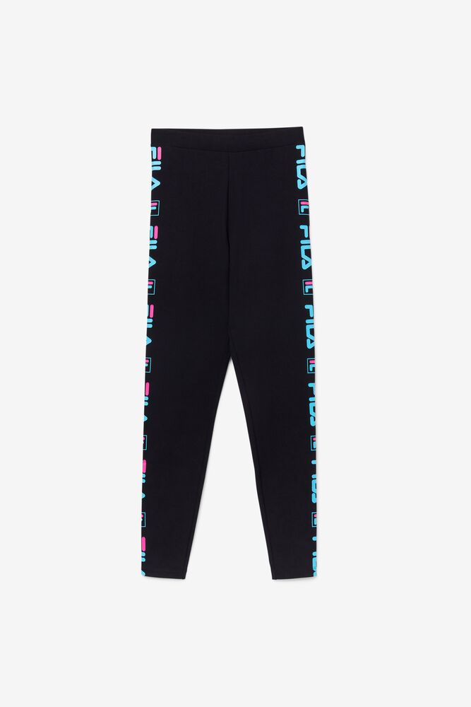 Leggins Fila Parma Legging Mujer Negras Azules Rosas | 093172HUR