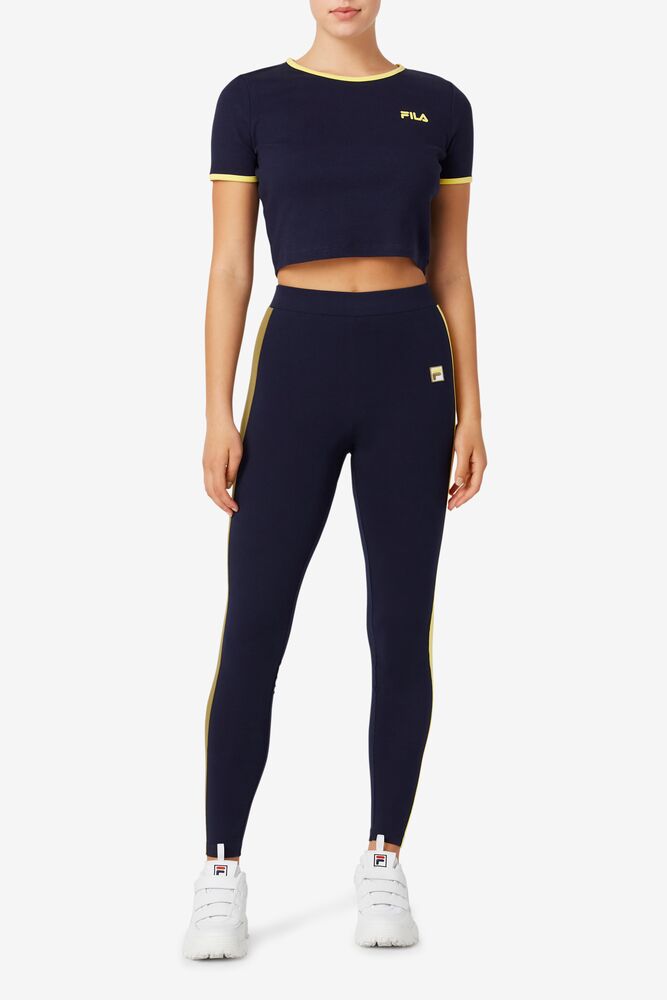 Leggins Fila Riviera Legging Mujer Verde Oliva | 057684UXW