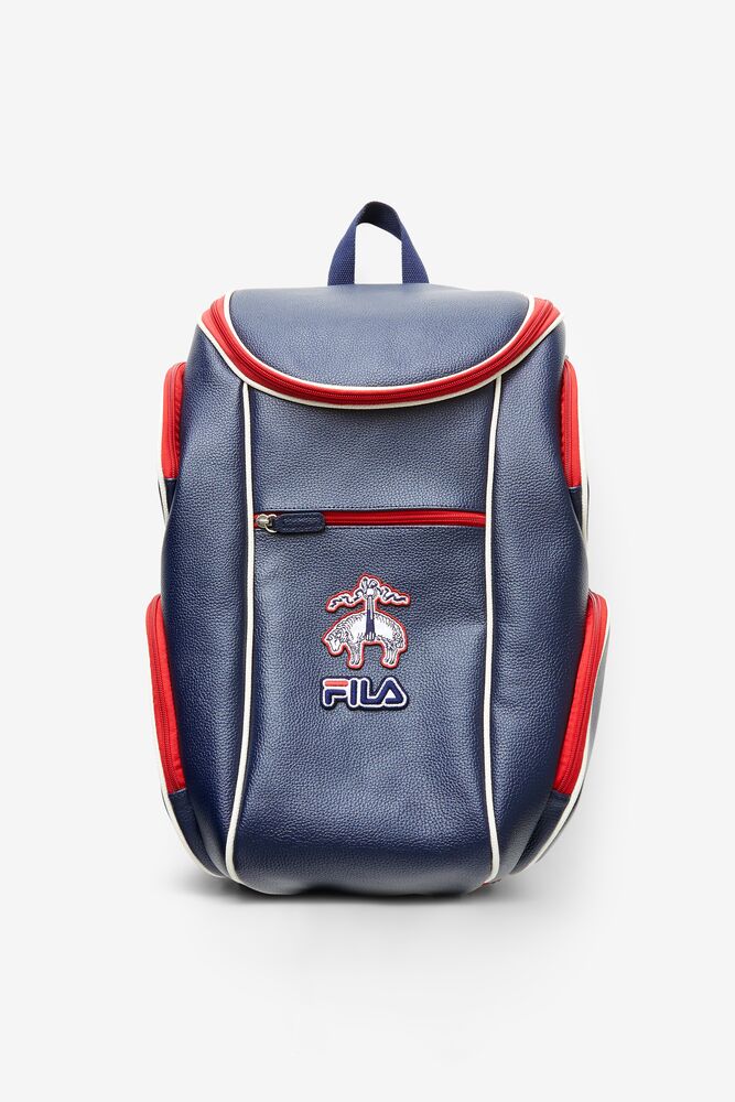 Mochilas Fila Brooks Brothers X Fila Championship Backpack Unisex Azul Marino | 824731STI