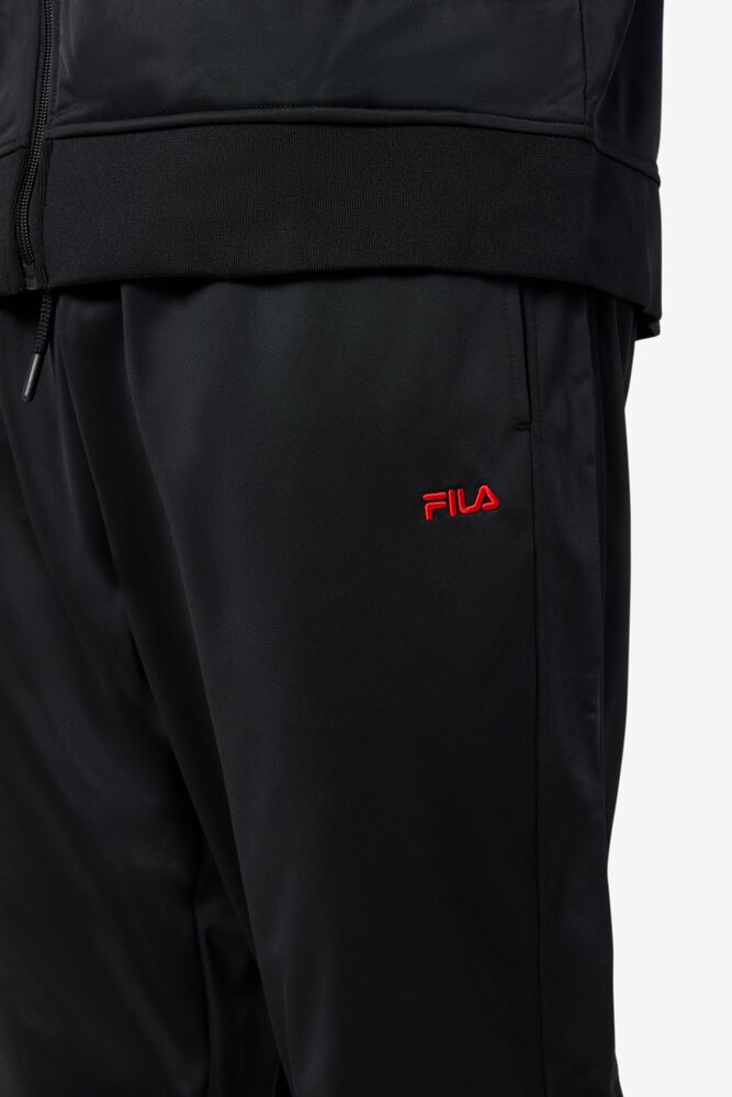 Pantalon Fila Albania Track Pant Unisex Negras Rojas | 734085VRX