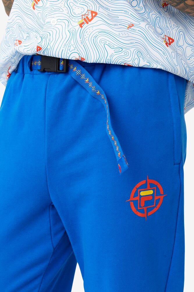 Pantalon Fila Basecamp Pant Hombre Azules | 792381JCP