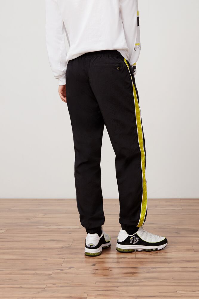 Pantalon Fila Biko Track Pant Hombre Blk/Sulph/Wht | 375291HML