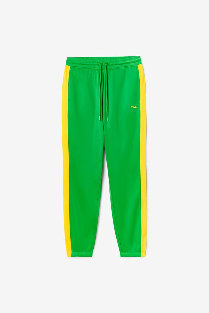 Pantalon Fila Brazil Track Pant Unisex Verde Amarillo | 278634HRV